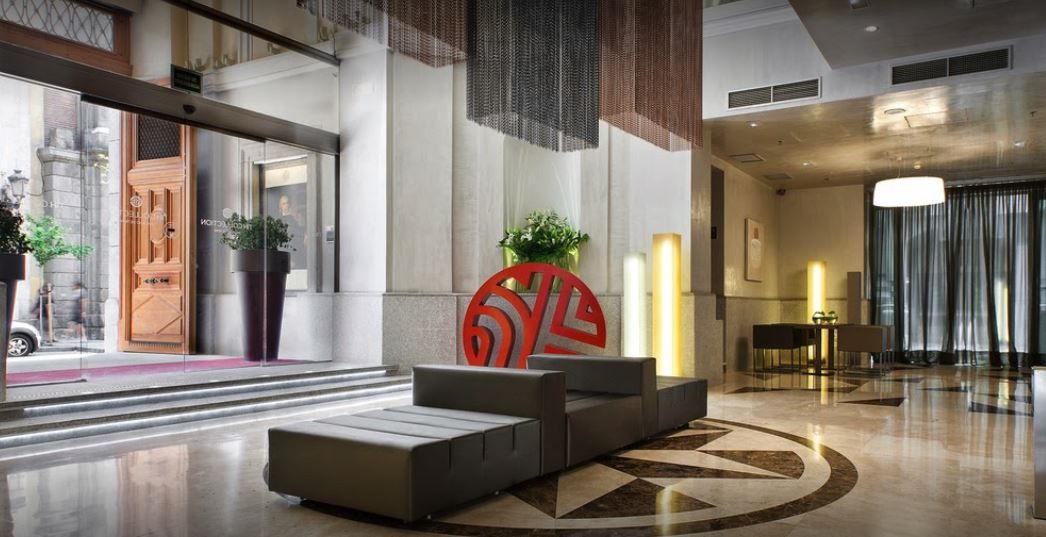 Nh Collection Madrid Palacio De Tepa Exterior foto Lobby